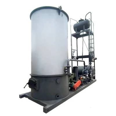 Verticale biomassagestookte thermische olieketel met vast rooster